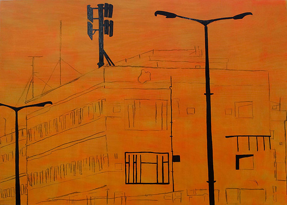 Untitled (street lights), 2008, Zvikal collection, "The weak nuclear force"