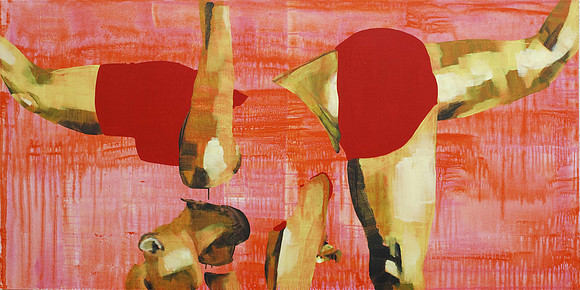 Untitled (butterfly), 2009, 90*180, Haifa University collection, "shesh shesh"