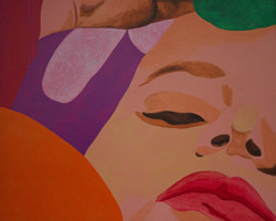 Untitled (orange corner), 2005, 80*100, Rani Rahav  collection, "Green"